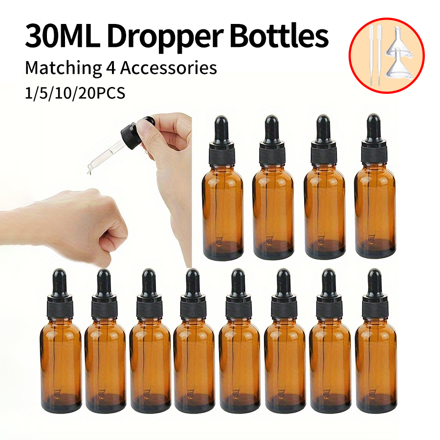 Juice Bottle Dropper - 5/10/20 pezzi + 4 accessori Flacone