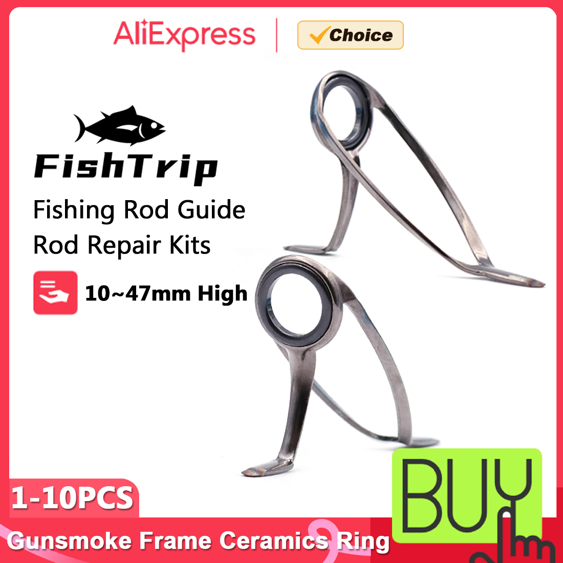 Mesh Coil Strip - FishTrip Kit di riparazione guide per