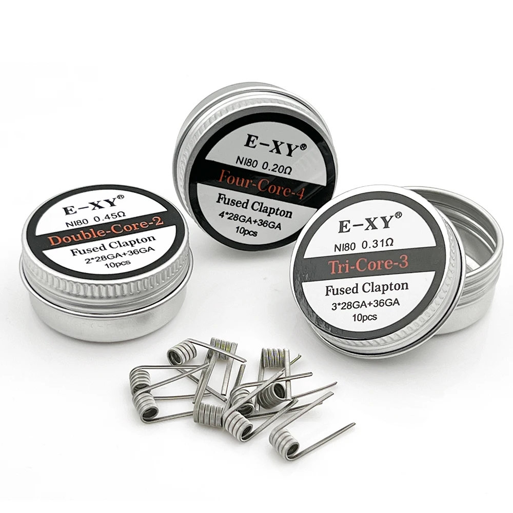 Vape Accessory - 10 pz/scatola Ni80 Bobina Pre Costruita