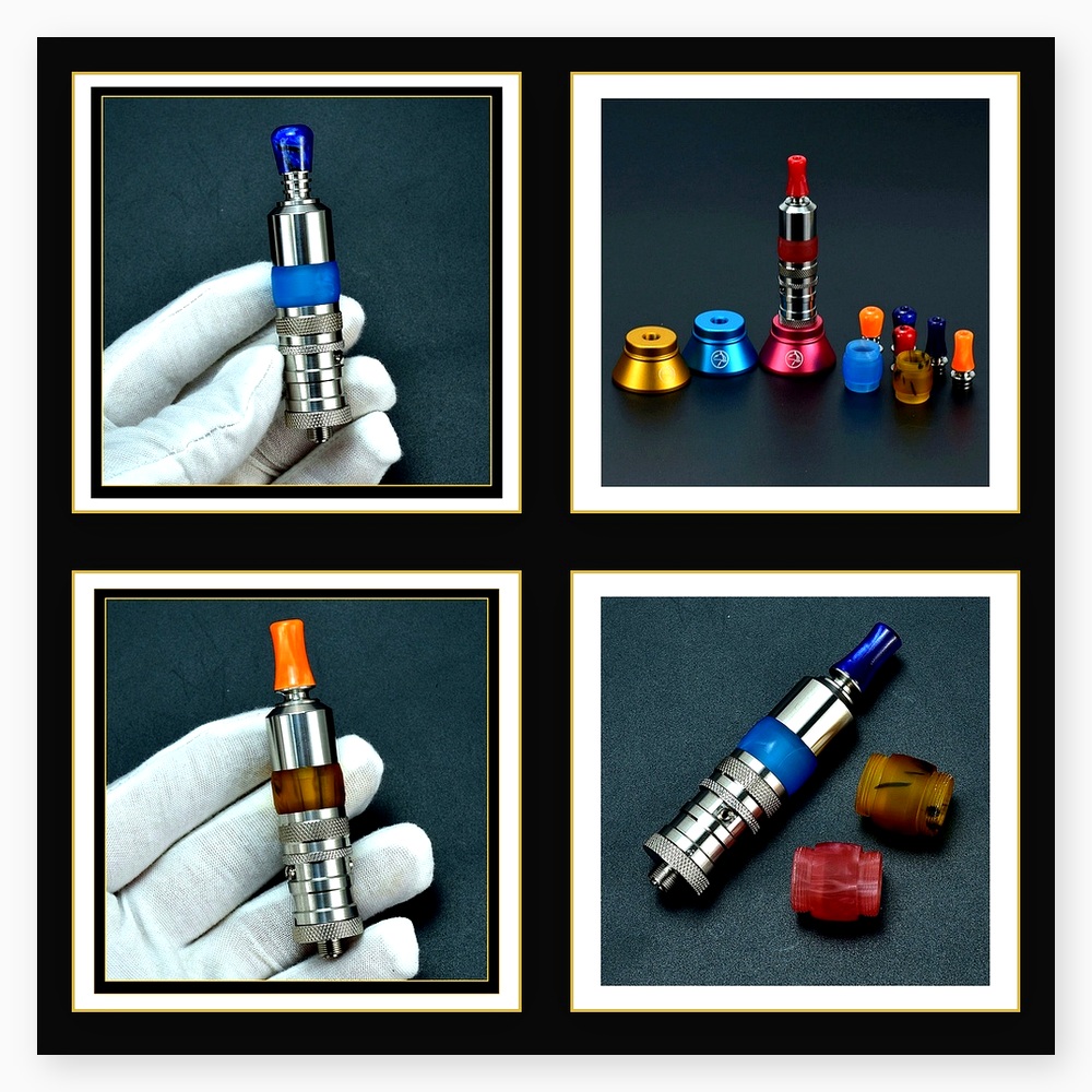 Wolfcoolvape Flash-e-Vapor Dua - Drip Tip Resin recensione e prezzo